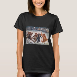 WE WON'T GO HOME TILL MORNING, Louis Wain T-Shirt
