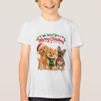We Woof You a Merry Christmas Dog Puppy T-Shirt