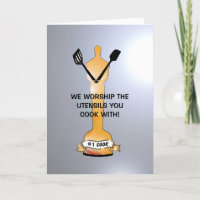 We Worship Utensils You Cook With! Thank You