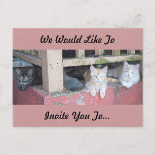 We Would Like To Invite You To...