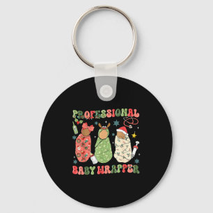We Wrap The L D Nicu Mother Baby Nurse Xmas  Key Ring