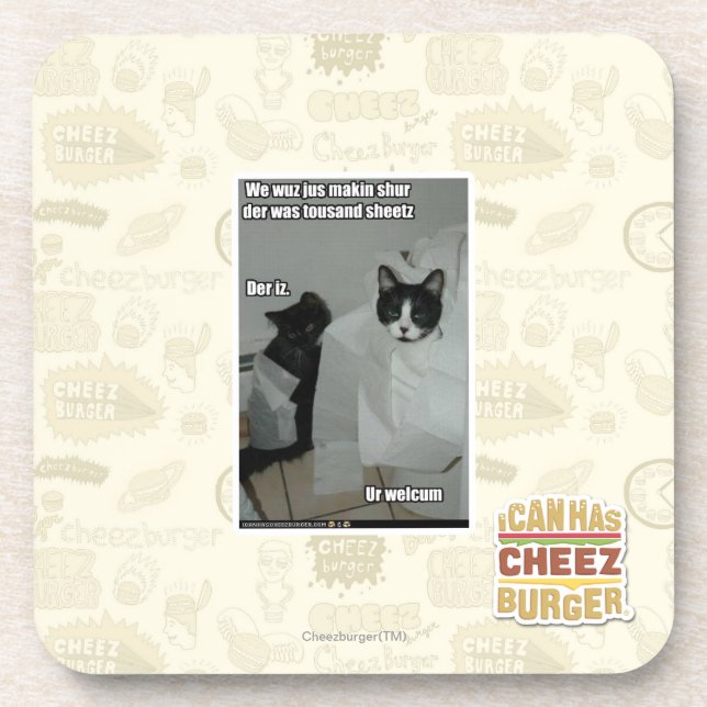 We wuz jus makin sur coaster (Front)