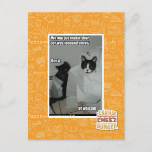 We wuz jus makin sur postcard