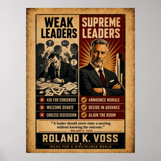 Weak Leaders vs Supreme Leaders Poster (Front)