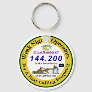Weak Signal Logo Keychain