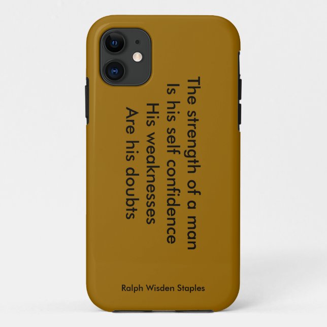 weakness and doubts Case-Mate iPhone case (Back)