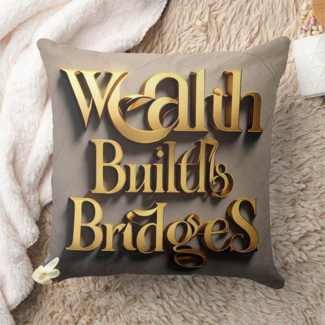 "Wealth Builds" Cushion (Blanket)
