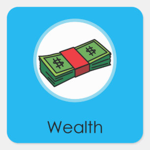 Wealth Doljabi Doljanchi Dol Korean birthday Square Sticker