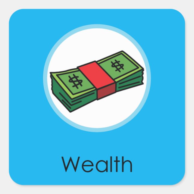 Wealth Doljabi Doljanchi Dol Korean birthday Square Sticker (Front)