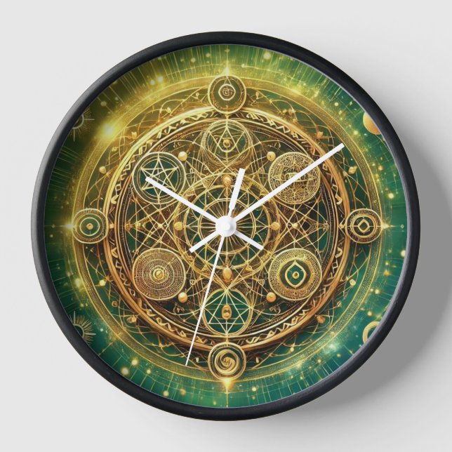 Wealth Flow Sigil Clock (Front)