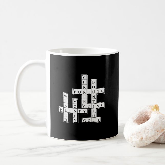 Wealth freeform puzzle coffee mug (With Donut)