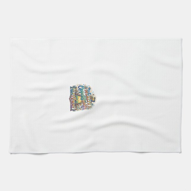 Wealth is Opportunity's Gateway  Tea Towel (Horizontal)