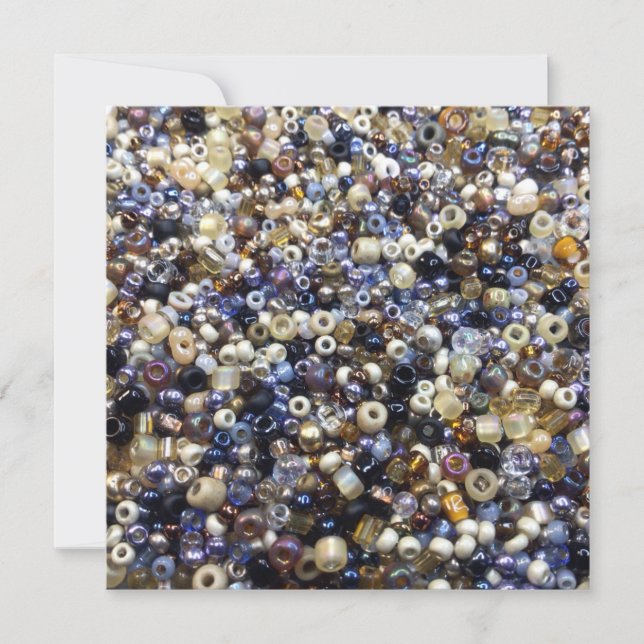 Wealth Of Seed Beading  Holiday Card (Front)