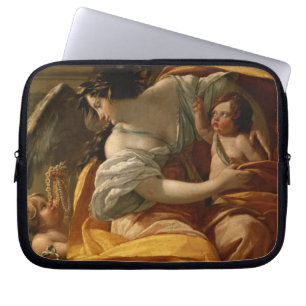 Wealth (oil on canvas) laptop sleeve