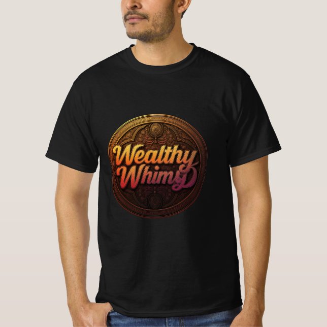 Wealthy & Whimsy: Luxe Lifestyle Tee (Front)