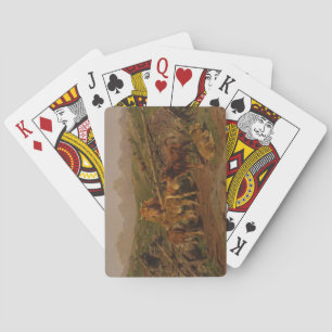 Weaning the Calves (by Rosa Bonheur) Playing Cards