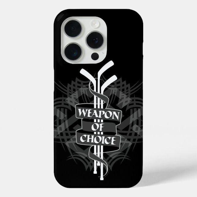 Weapon Of Choice (Hockey) Case-Mate iPhone Case (Back)