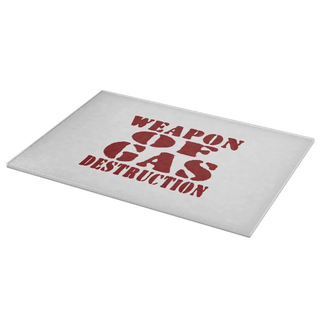 Weapon Of Gas Destruction Cutting Board (Corner)