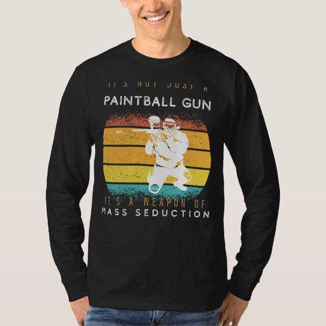 Weapon of Mass Seduction Paintball Gun Tee - Splat (Front)