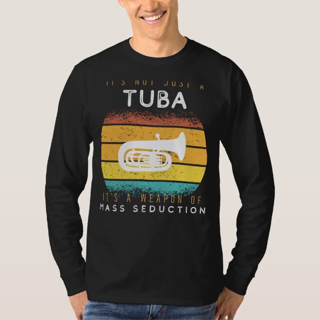 Weapon of Mass Seduction Tuba Tee - Harmonise Char (Front)