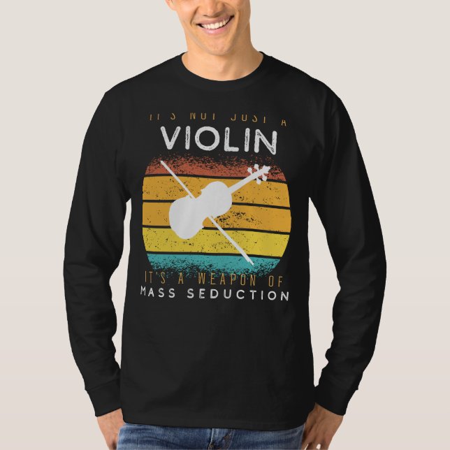 Weapon of Mass Seduction Violin Tee - Strike Chari (Front)