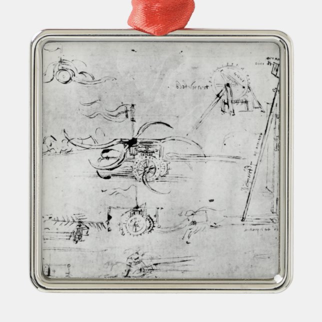 Weaponry designs, fol. 40v-a metal tree decoration (Front)