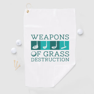 Weapons Of Grass Destruction Golf Towel