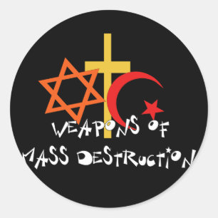 Weapons Of Mass Destruction Classic Round Sticker