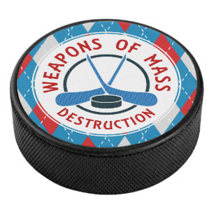 Weapons of Mass Destruction Hockey Puck