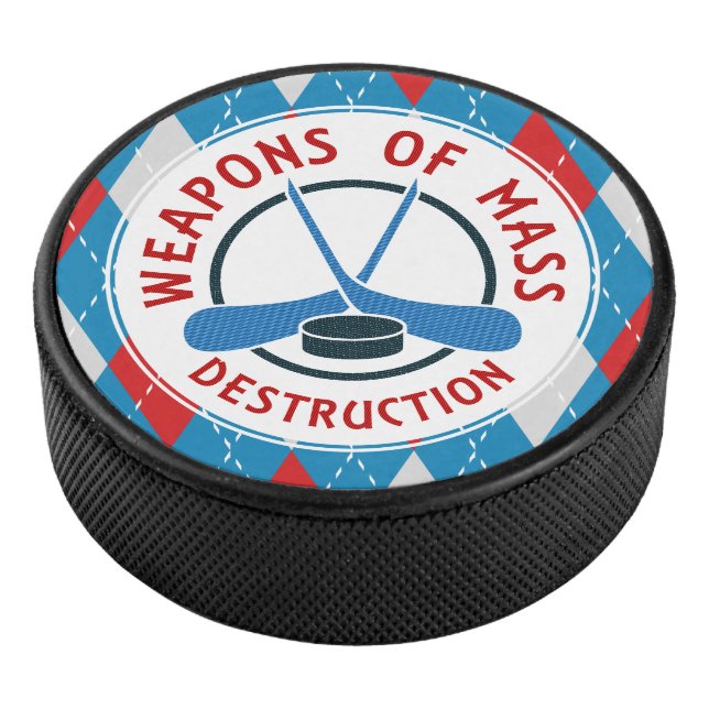 Weapons of Mass Destruction Hockey Puck (3/4)