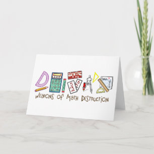 Weapons Of Math Destruction Card