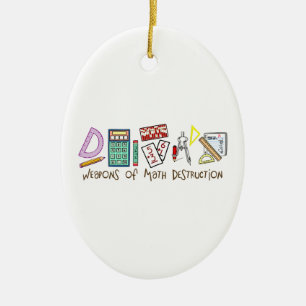 Weapons Of Math Destruction Ceramic Tree Decoration