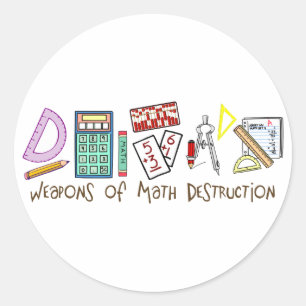 Weapons Of Math Destruction Classic Round Sticker