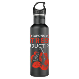 Weapons Of Stress Reduction Boxing Gloves Boxer 710 Ml Water Bottle