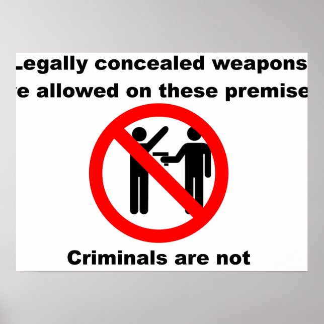 Weapons Permitted Poster (Front)
