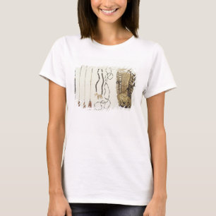 Weapons, tools and jewellery of Puri and Botocudos T-Shirt