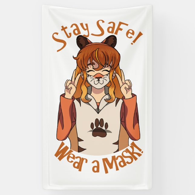 Wear a Mask! Banner (Vertical)