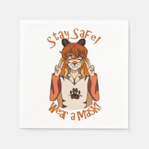 Wear a Mask! Napkin