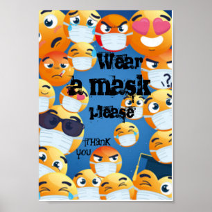 Wear a mask poster