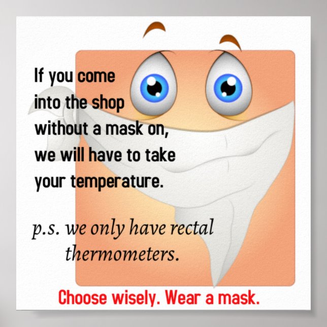 Wear a mask poster (Front)