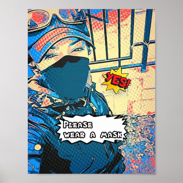 Wear a mask poster (Front)