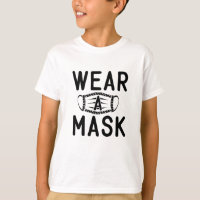 Wear A Mask Sign Simple Basic Warning