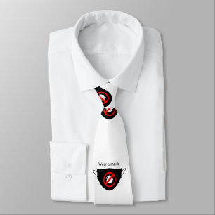 Wear a Mask Thunder_Cove Tie