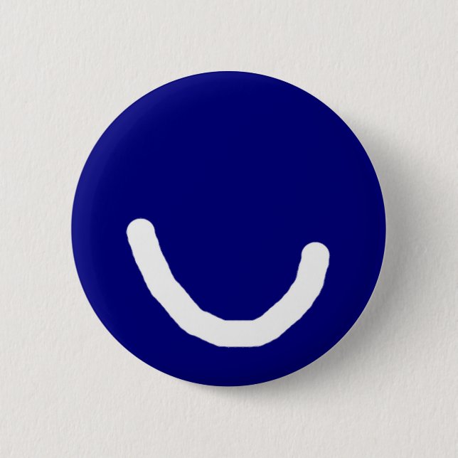 Wear a smile 7 6 cm round badge (Front)