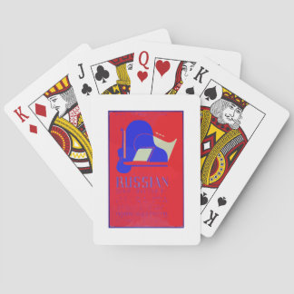 Wear and style entertainment posters of the past playing cards