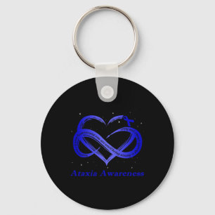 Wear Blue For Ataxia Awareness Warrior Key Ring