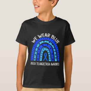 Wear Blue For Ataxia Telangiectasia Awareness 2 T-Shirt