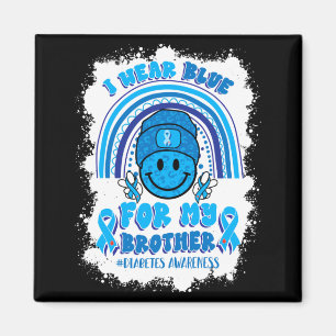 Wear Blue For Brother Support Diabetes Awareness Magnet