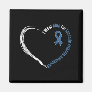 Wear Blue For Juvenile Arthritis Awareness Heart R Magnet