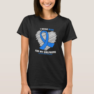 Wear Blue For My Girlfriend Ankylosing Spondylitis T-Shirt